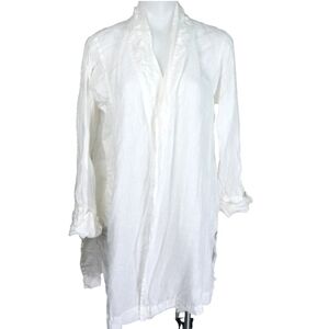 Dries Van Noten Linen Embroidered Kimono